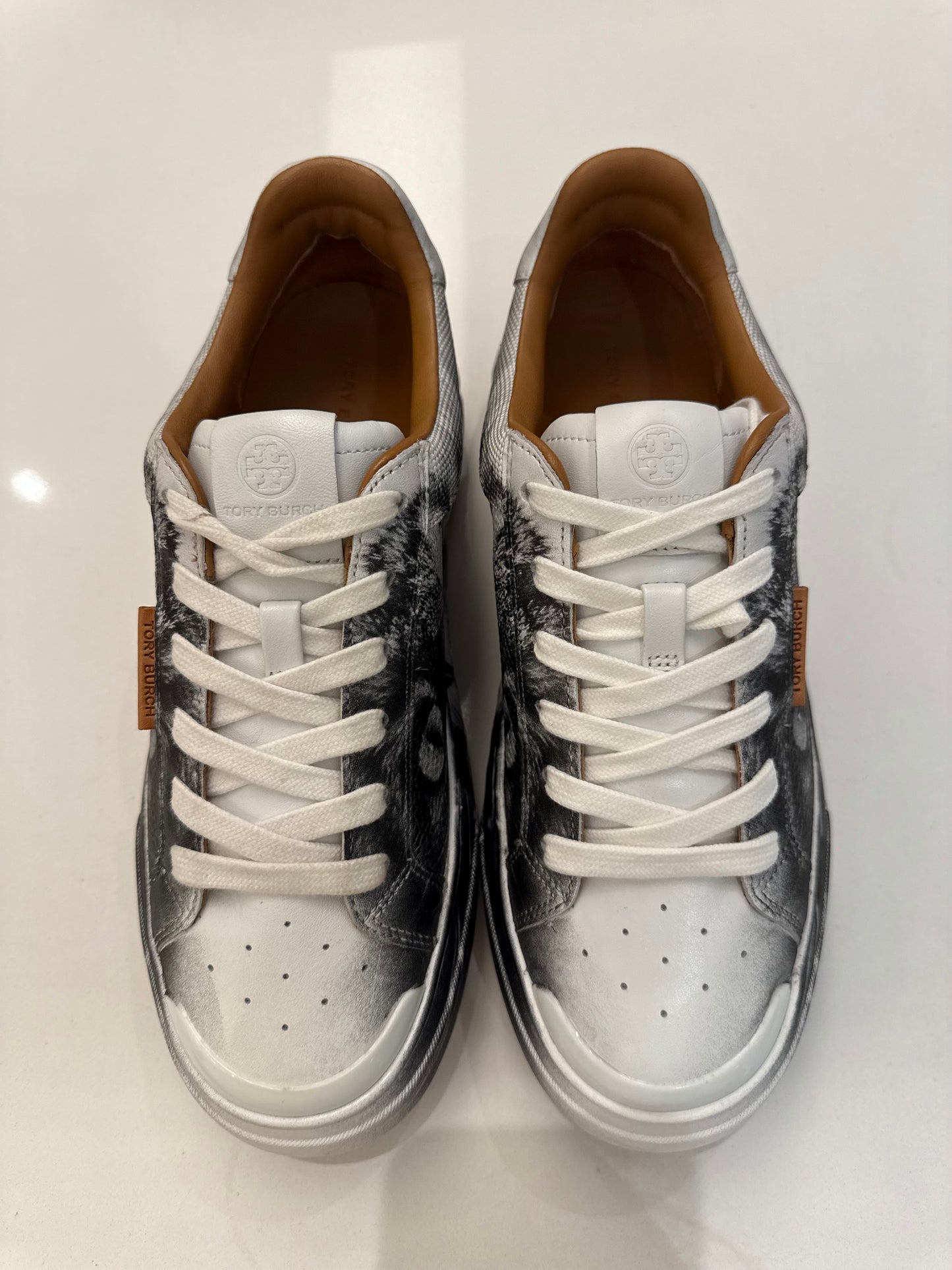 Tory Burch Ladybug Sneaker In Cat Portrait , Size 8, LIMITED EDITION
