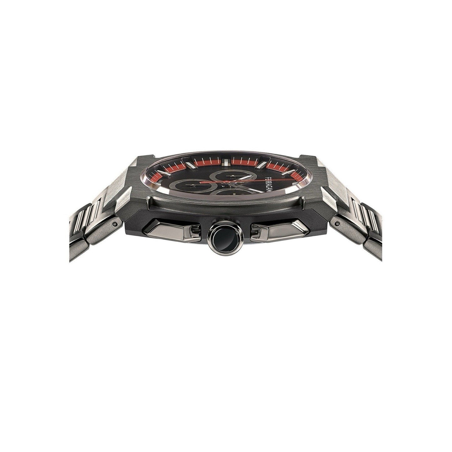 Ferragamo Supreme Chrono Men’s Swiss Quartz Watch 43mm Gunmetal SFK200423