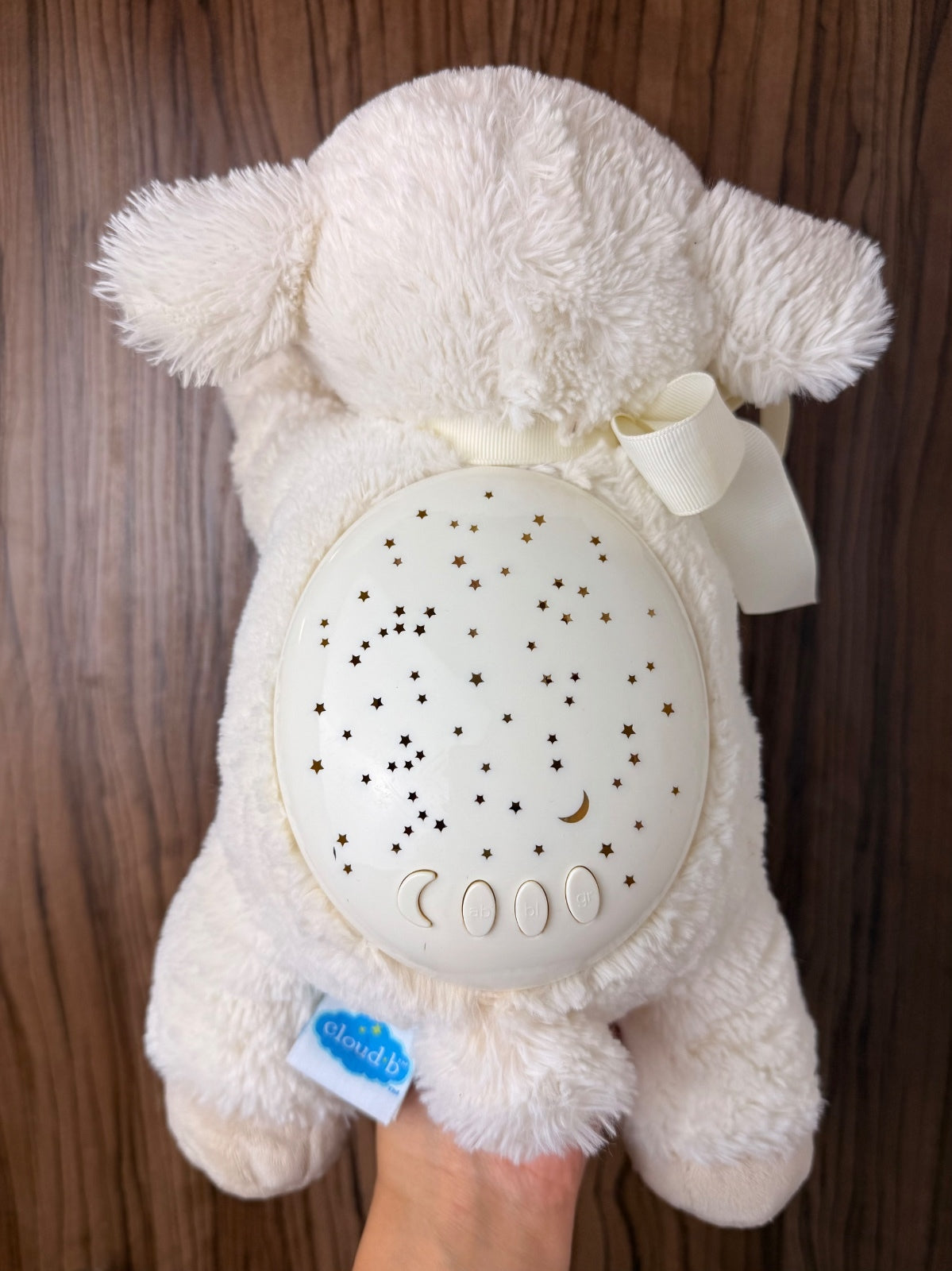 Pottery Barn Kids Cloud B Lamb Baby Nursery Star Projector Plush Night Light PRE-OWNED