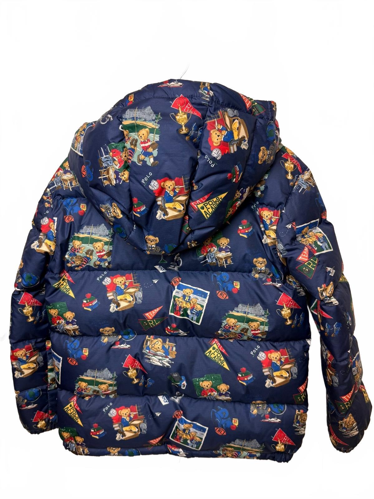 Polo Bear by Ralph Lauren Kid’s  Water-Repellent Down Jacket, Multi, Size 7 | PRE-OWNED