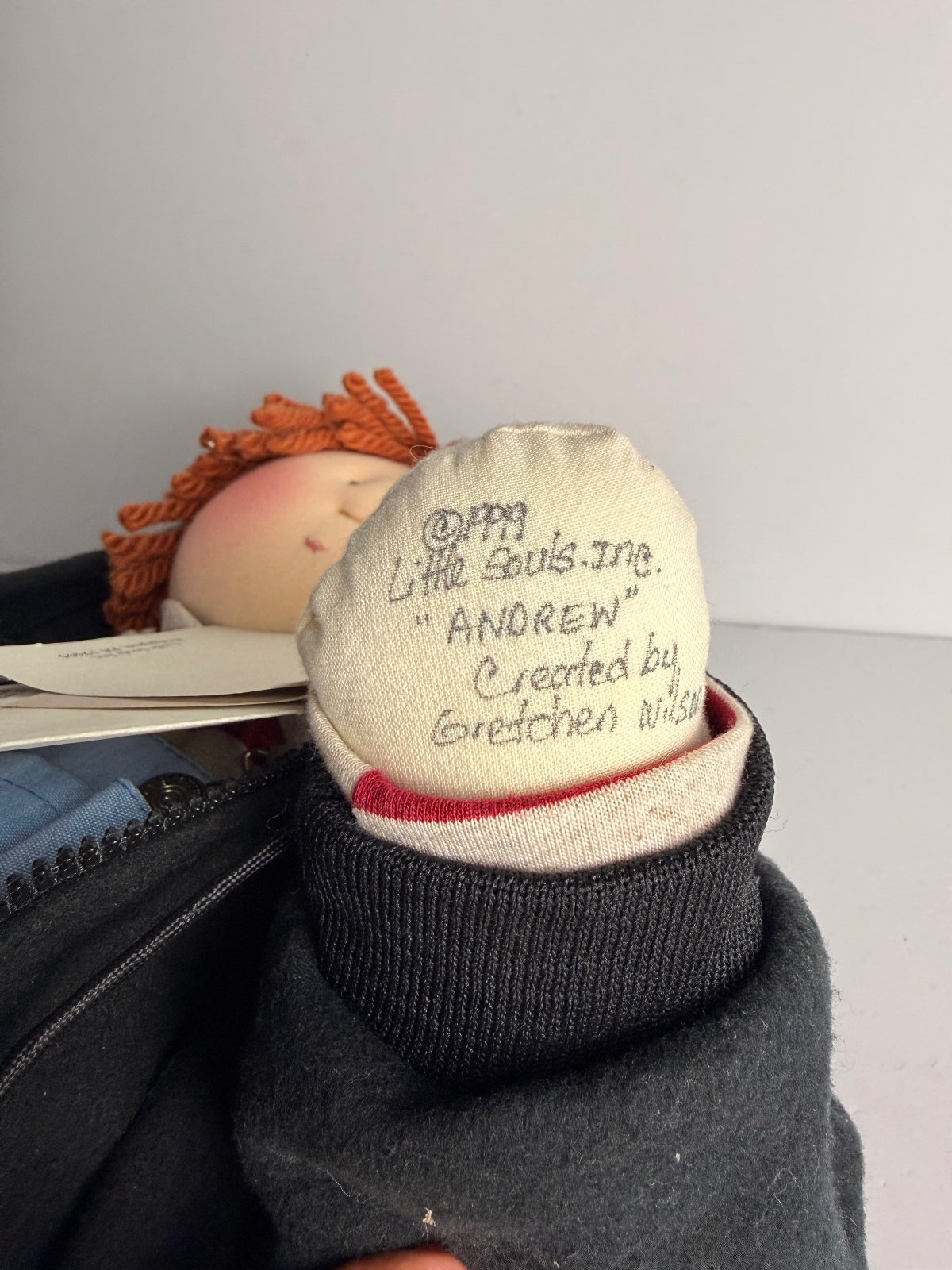 Vintage Little Souls Andrew Doll #45/500 Gretchen Wilson Handmade COA With Stand PRE-OWNED