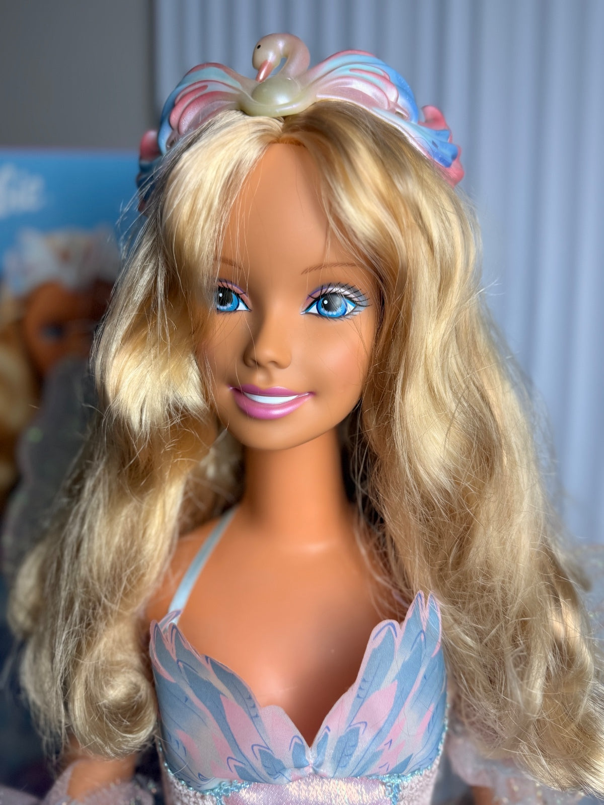 Rare Barbie Mattel My Size Swan Lake Odette 36” Giant Doll w/ Original Box PRE-OWNED
