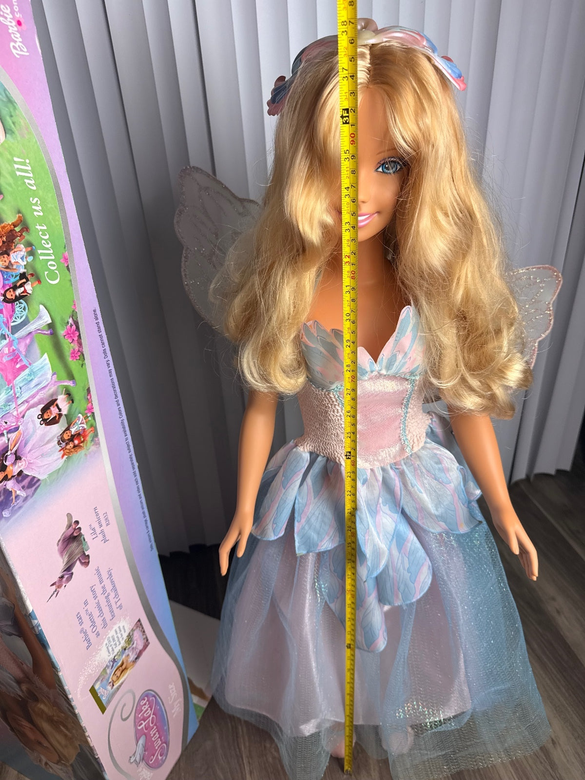 Rare Barbie Mattel My Size Swan Lake Odette 36” Giant Doll w/ Original Box PRE-OWNED