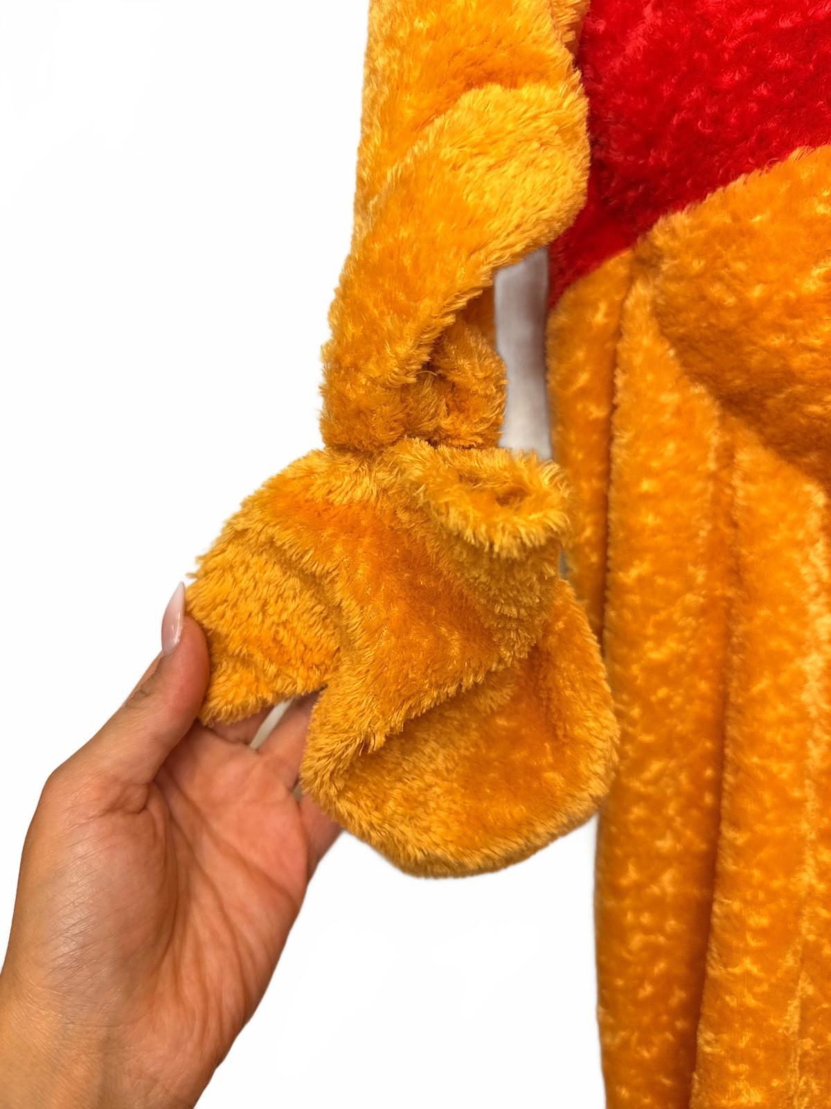 Disney Winnie the Pooh Kids Plush Halloween Costume Hooded One Piece Size S