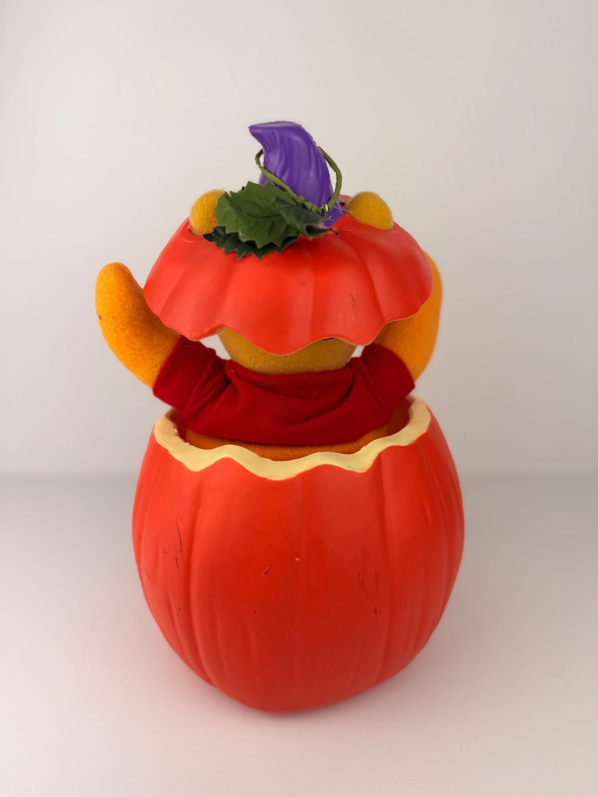 Vintage 1998 Telco Disney Winnie the Pooh Animated Halloween Pumpkin Untested