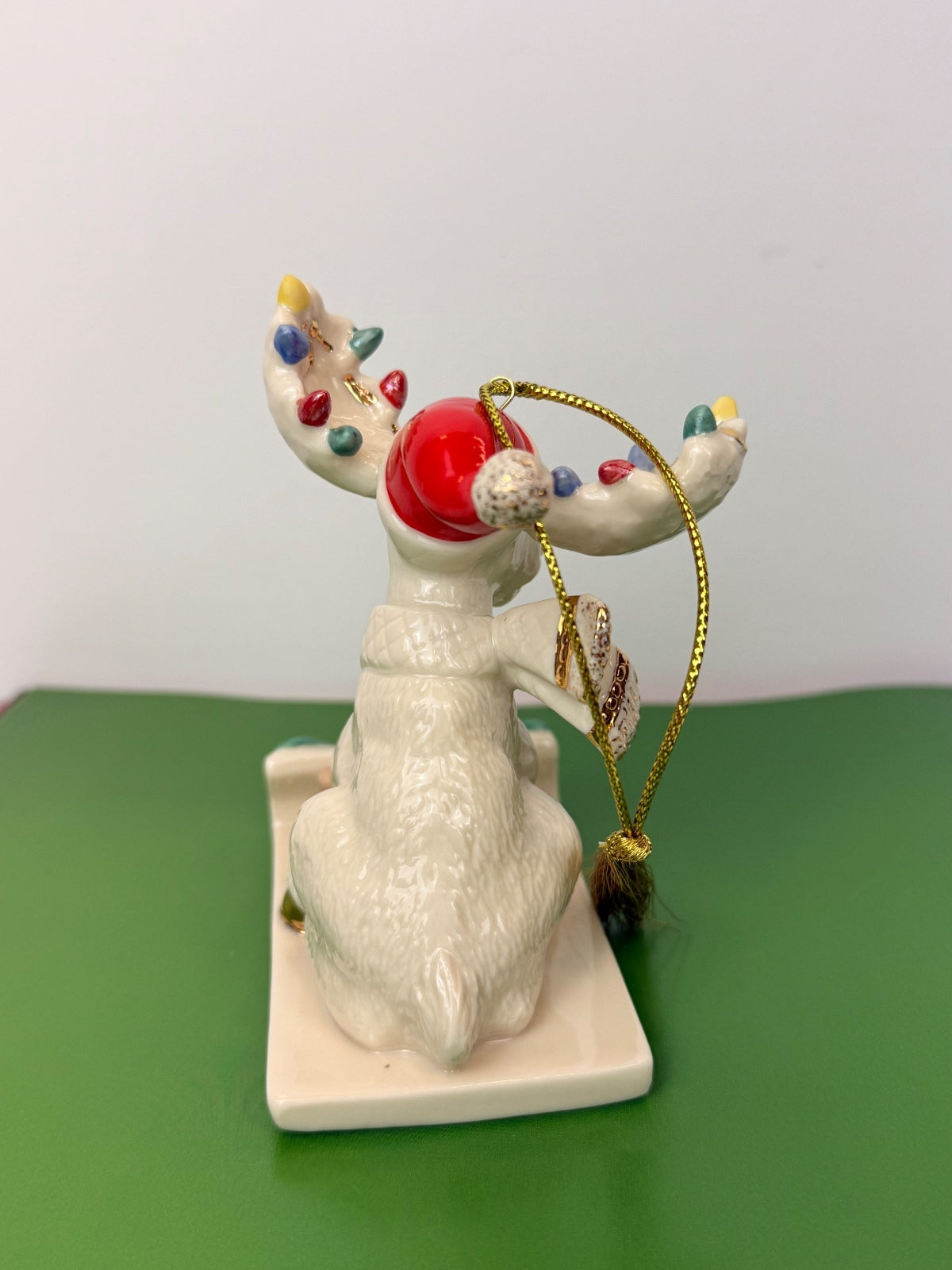 Lenox 2011 Merry Moosecapades Annual Christmas Ornament Porcelain Moose NWOB