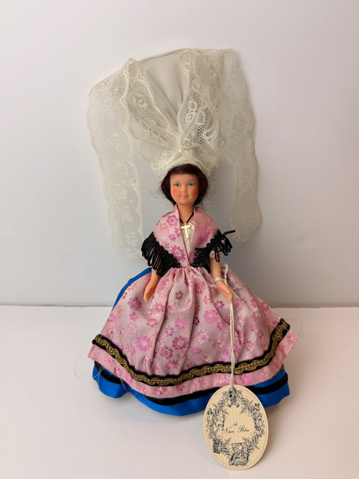 Vintage Petitcollin Rare French Costume Dolls Set of 3 Au Nain Bleu Paris