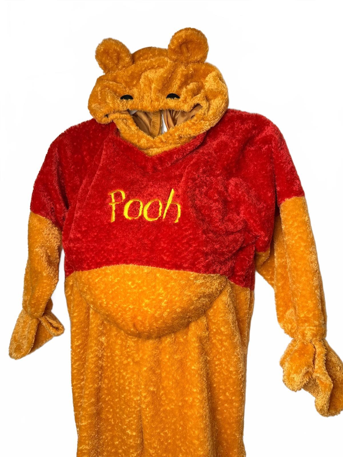Disney Winnie the Pooh Kids Plush Halloween Costume Hooded One Piece Size S