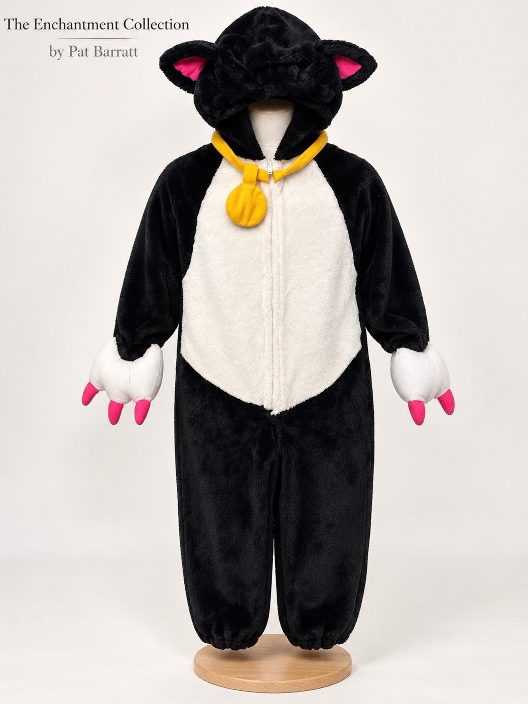 Vintage 1997 The Enchantment Collection Black Cat Halloween Costume Kids 6-6X