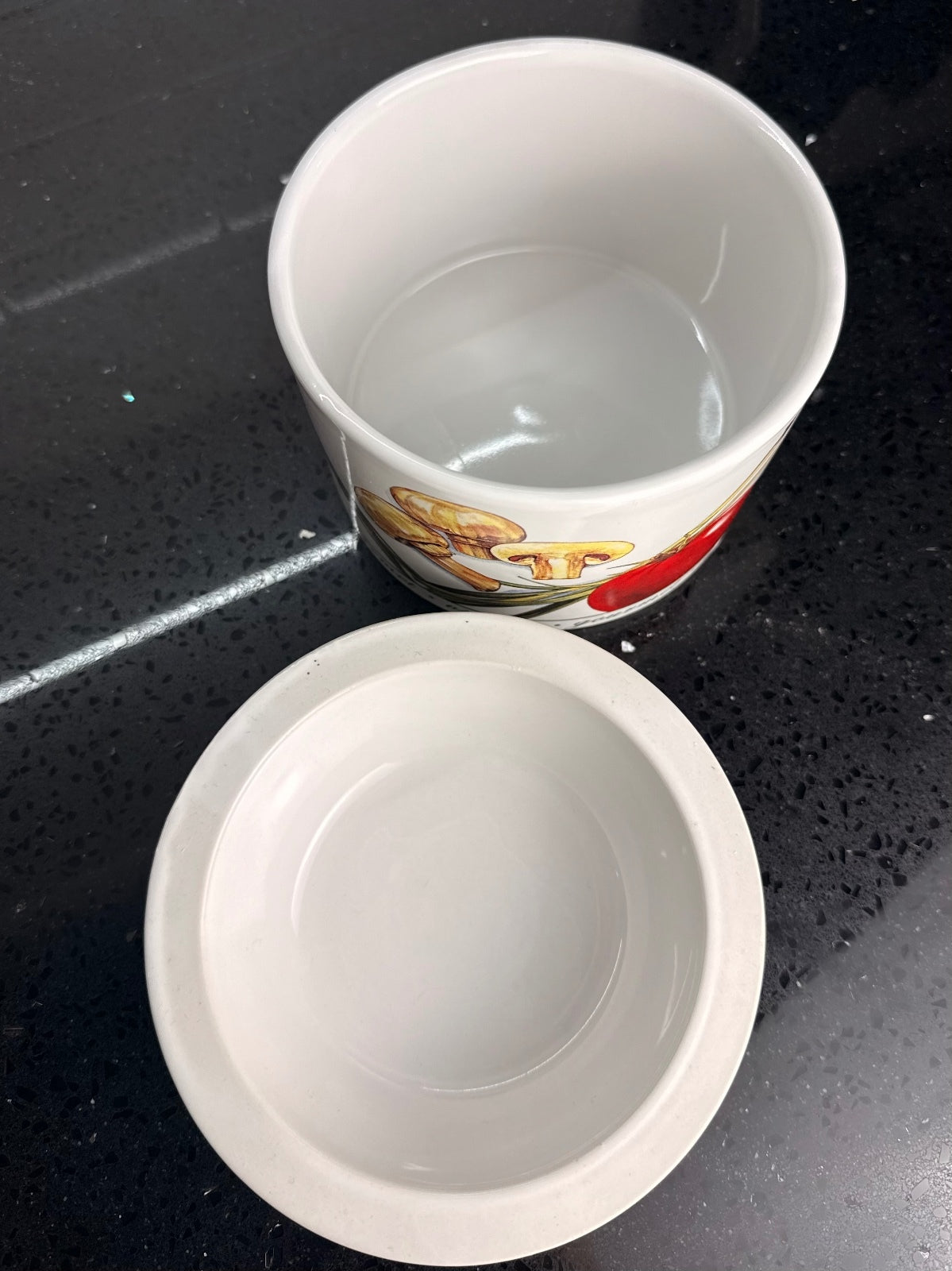 Gourmet du Village Vintage Ceramic Dip Chiller 2 Piece Vegetable Serving Bowl