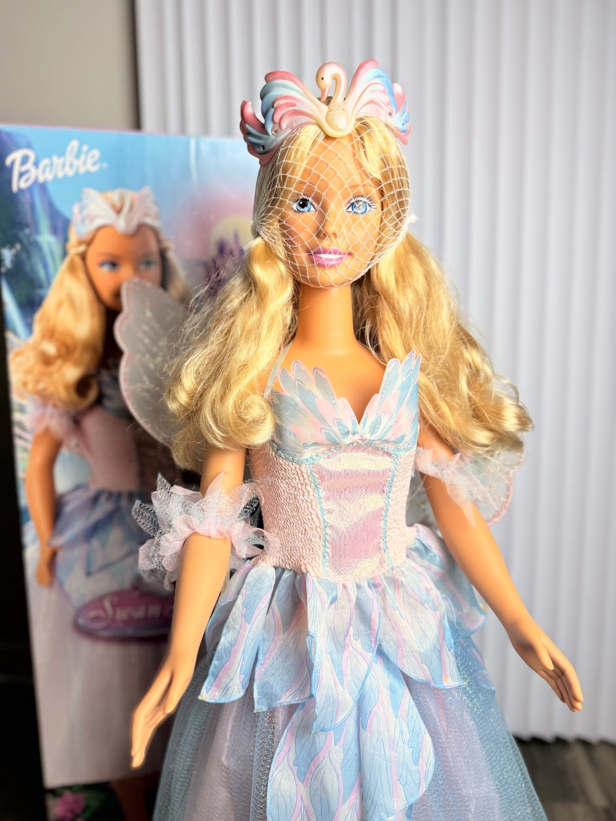 Rare Barbie Mattel My Size Swan Lake Odette 36” Giant Doll w/ Original Box PRE-OWNED