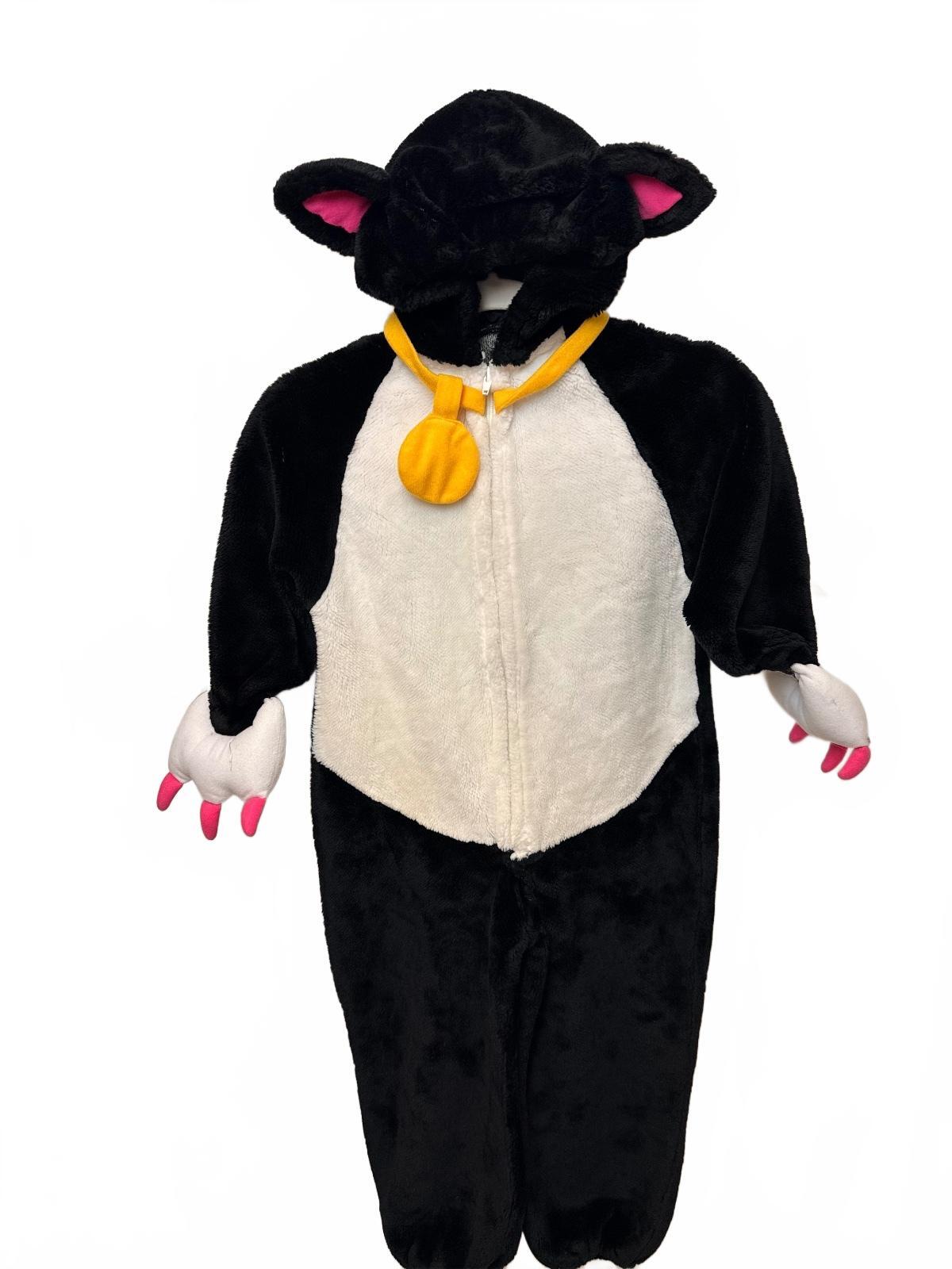 Vintage 1997 The Enchantment Collection Black Cat Halloween Costume Kids 6-6X