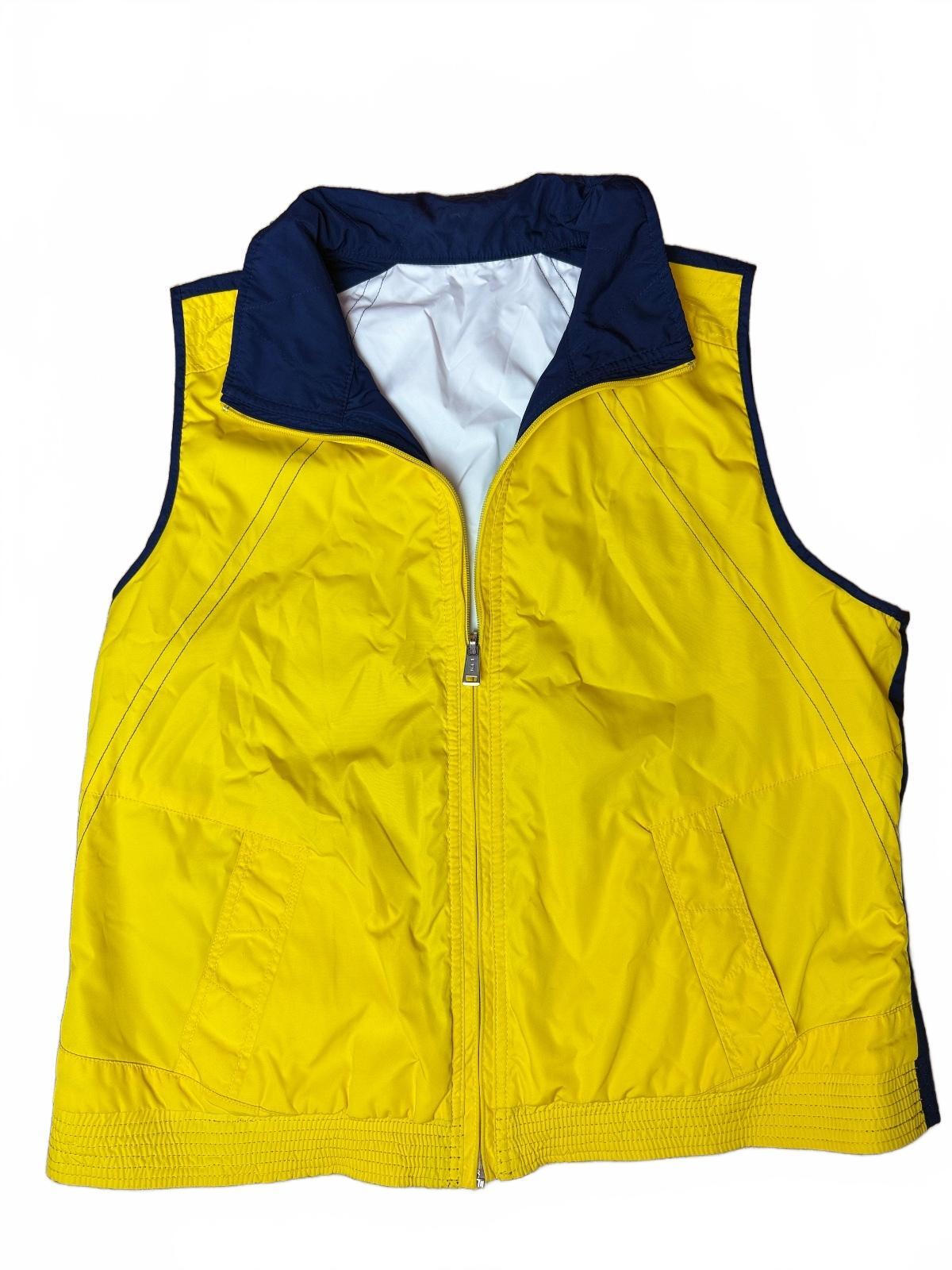 Lauren Ralph Lauren Women’s XL Reversible Colorblock Nautical Zip Vest LRL PRE-OWNED