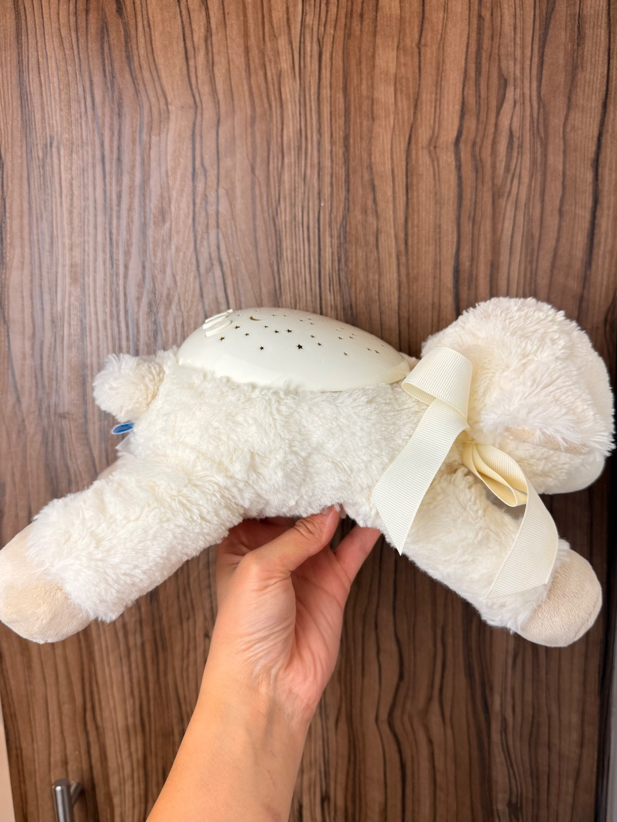 Pottery Barn Kids Cloud B Lamb Baby Nursery Star Projector Plush Night Light PRE-OWNED