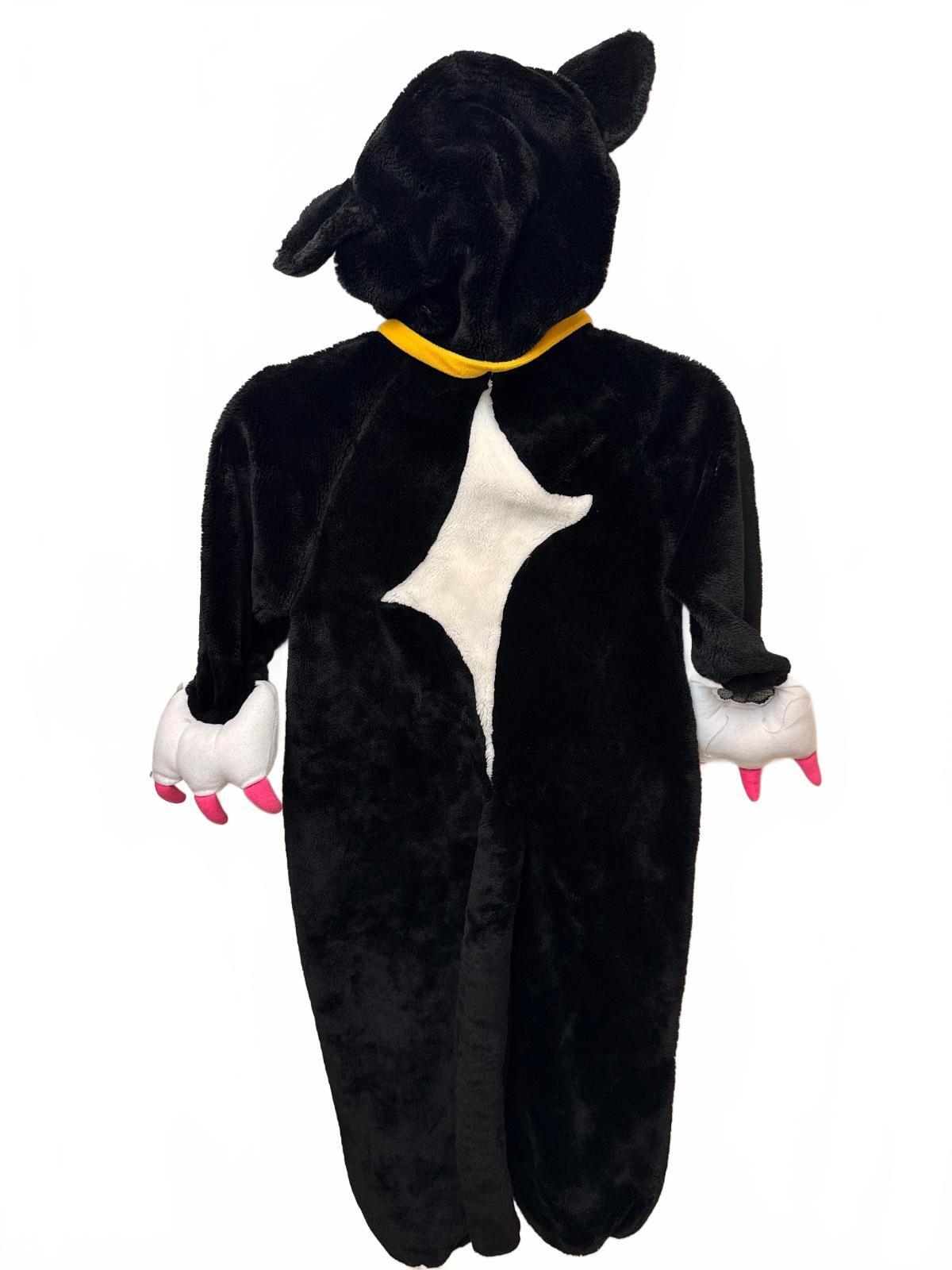 Vintage 1997 The Enchantment Collection Black Cat Halloween Costume Kids 6-6X