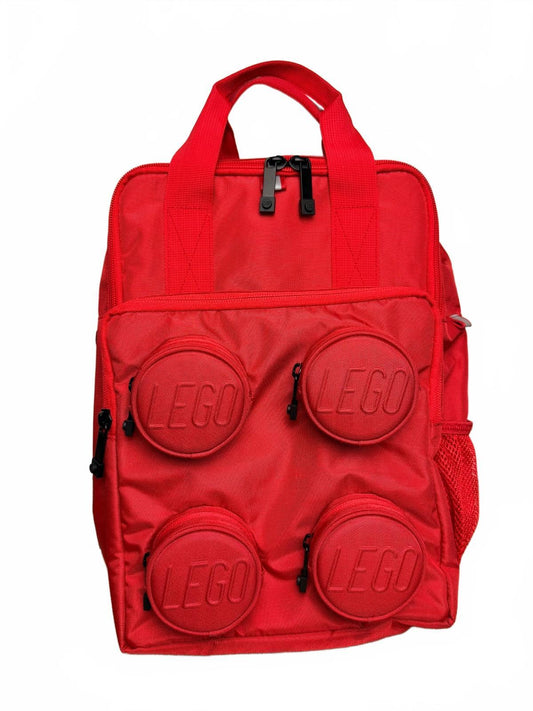 LEGO Brick 2x2 Red Backpack School Bag – New Without Tags Never Used
