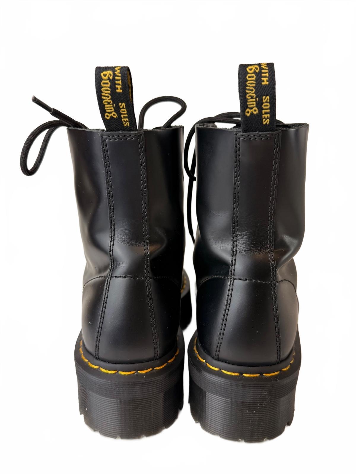 Dr. Martens Sinclair Leather Platform Boots in Black, Size 11