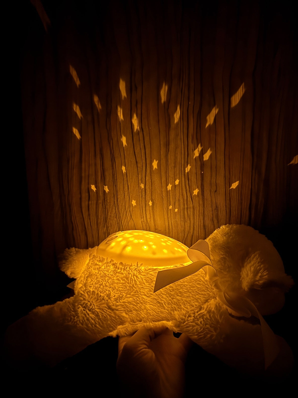 Pottery Barn Kids Cloud B Lamb Baby Nursery Star Projector Plush Night Light PRE-OWNED