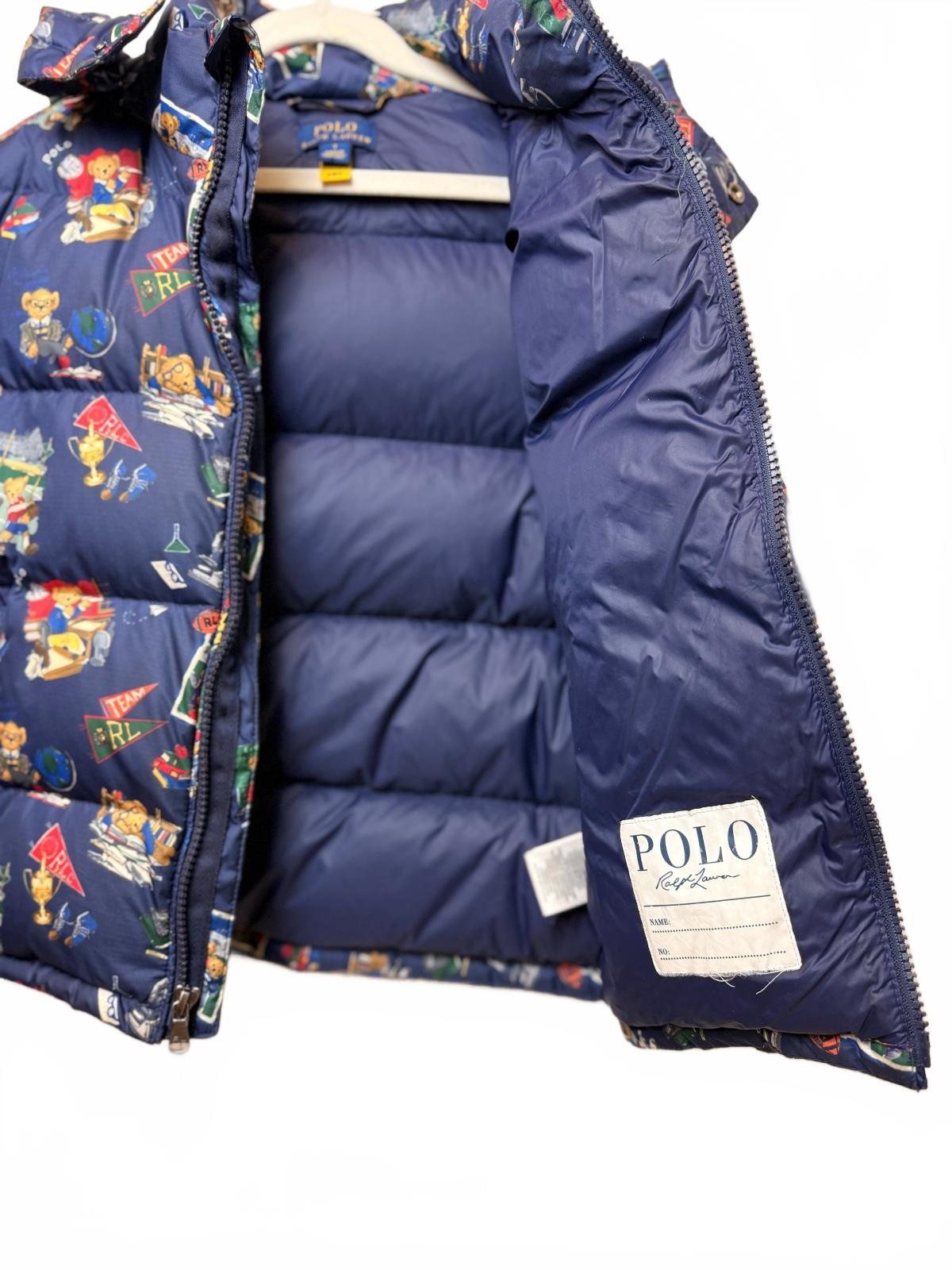 Polo Bear by Ralph Lauren Kid’s  Water-Repellent Down Jacket, Multi, Size 7 | PRE-OWNED