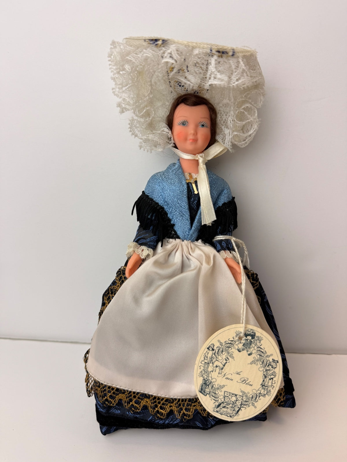 Vintage Petitcollin Rare French Costume Dolls Set of 3 Au Nain Bleu Paris