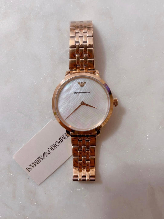 Emporio Armani Women's Modern Slim AR11158 Rose-Gold Stainless-Steel Watch